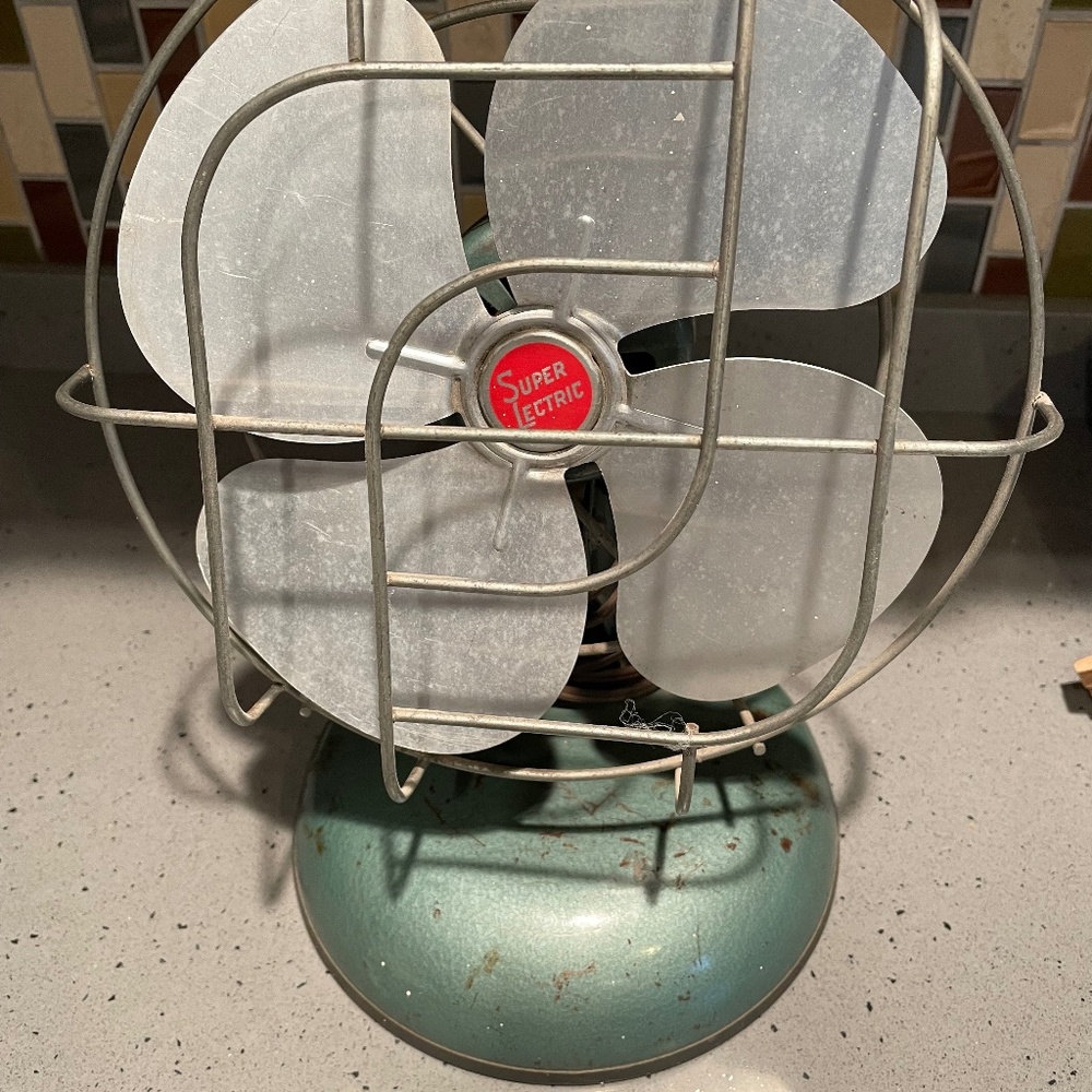 Antique Super Lectric fan
